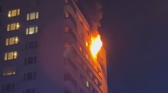 Perná noc pražských hasičů! Hořela ubytovna i byt ve 12. patře