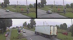 Ignorovali světla na přejezdu, od srážky je dělily vteřiny! VIDEO