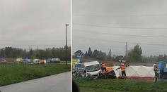 Tragická srážka čtyř aut na Vysočině! Jeden mrtvý, čtyři zranění