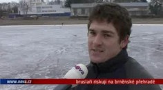 VIDEO: Bruslaři riskují na brněnské přehradě