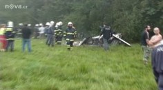 Na Vysočině spadlo letadlo. Dva lidé uhořeli