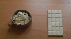 Nový trik: Jak zmenšit čokoládu, aby to nikdo nepoznal. VIDEO