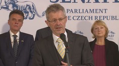 Zelenskyj navštívil český Senát. Rešili začlenění Ukrajiny do EU a NATO