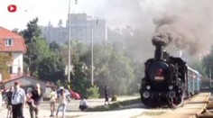 Návštěvníky přivezl do Kácova parní vlak