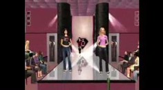 Virtuální módní přehlídka ve hře The Sims