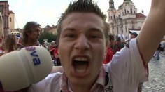 Češi slaví vítězství nad Švýcary