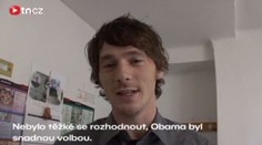 Američané v Praze by volili Obamu