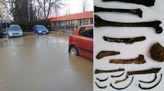 Scéna jako z hororu! Ulicemi města plavaly lidské kosti. FOTO