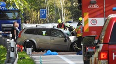 U Votic se srazil kamion s autem, dva mrtví! Další bojuje o život