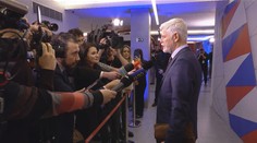 Petr Pavel přijíždí s manželkou Evou na debatu do TV Nova