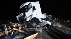 D1 na Přerovsku stála kvůli nehodě kamionu, uzavírka trvala skoro celý den