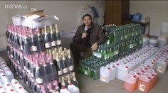 POLICIE zabavila 3000 litrů PANČOVANÉHO ALKOHOLU