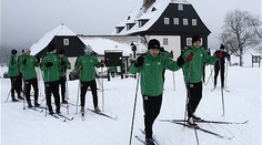 Na lyžích se po Slavii potí i hráči Bohemians