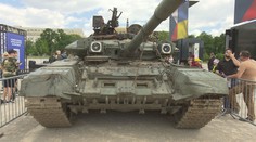 Zničená ruská vojenská technika je k vidění v Praze. Výstava vzbuzuje emoce
