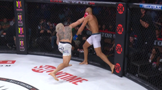 To byla rychlovka. Zápasník MMA tvrdě vypnul soupeře, stačila mu necelá minuta