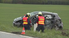 Na jihu Čech se srazila čtyři auta, sedm zraněných. Vzlétl i vrtulník