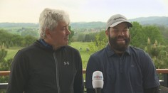 Rodinné duo Gudasů vyrazilo na golf, nechybělo vzájemné špičkování