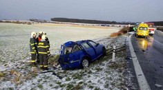 Vážné nehody u Chlumce nad Cidlinou: Zemřeli dva řidiči