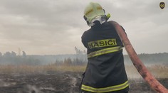 Hasiči dva dny bojovali s lesním požárem na Písecku. Do karet jim nahrál déšť