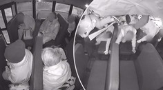 VIDEO: Autentické záběry nehody školního autobusu, děti létaly vzduchem