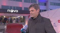 Marek Hilšer přijíždí na debatu do televize Nova