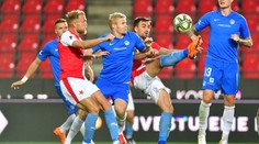 Slavia v prázdném Edenu porazila Liberec. Baník vstřelil sporný gól