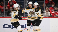 Pastrňák se vrací do střelecké formy, Ovečkinův Washington srazil dvěma góly