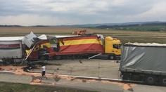 Nehoda na šest hodin zcela uzavřela D1 směrem na Prahu