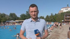 Kolaps v přímém přenosu. Reportér TV Markíza neustál brutální vedra