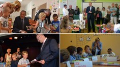 Zeman dostal žákovskou knížku, Bělobrádek se vrátil na místo činu