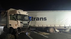 Tragická nehoda na D1. Zemřel řidič dodávky, úsek byl dlouho neprůjezdný