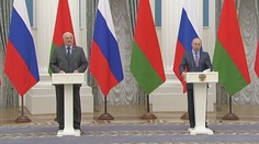 Tiskový brífink Vladimira Putina a Alexandra Lukašenka k situaci na Ukrajině