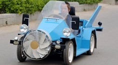 Auto na vítr vypadá jako z pohádky. Dokáže ale jet 140 km/h