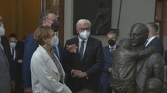 Návštěva německého prezidenta skončila. Do Berlína se vrátil vlakem