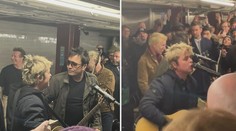 Slavní Green Day překvapili cestující v metru. Pak se rozjela pořádná party