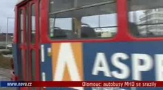 VIDEO: V Olomouci se srazily autobusy MHD