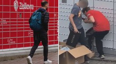 VIDEO: Šokující chování kurýra ze Zásilkovny. Dupal na balík a nadával