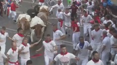 Španělé utíkali před býky úzkými ulicemi. Tradiční běh se neobešel bez zranění