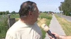 Dvacetimetrové plameny na stavbě dálnice