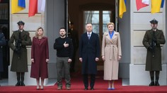 Ukrajinský prezident Zelenskyj dorazil do Polska na jednání s Dudou