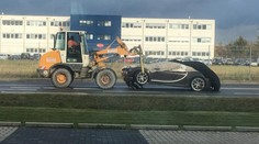 První nehoda Bugatti Chiron - může za ni testovací jezdec