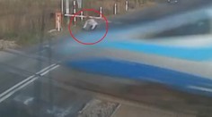 DĚSIVÉ VIDEO: Cyklistu smetlo pendolino jako zázrakem přežil!