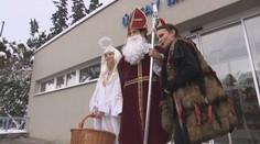 Hvězdy Novy rozdávaly radost. Jako Mikuláš, čert a anděl navštívily dětskou neurologii