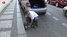Reportér žebrákem. Vydělal majlant za půl hodiny