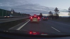 K nehodě chybělo málo. Tomáše vybržďoval na dálnici agresivní řidič