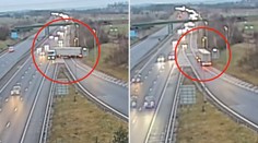 Neuvěřitelné manévry. Kamioňák si za ně odsedí půl roku ve vězení! VIDEO