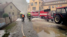 Bouřka a krupobití spláchly kemp u Luhačovic. Prchaly desítky lidí