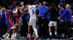 Bitka v NBA! V duelu Orlanda s Detroitem padla rána pěstí a tři vyloučení