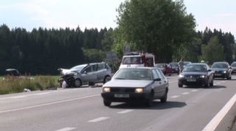 OBRAZEM: Při srážce tří aut zraněno miminko