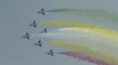VIDEO: Dechberoucí letecká show k 70. výročí čínského letectva